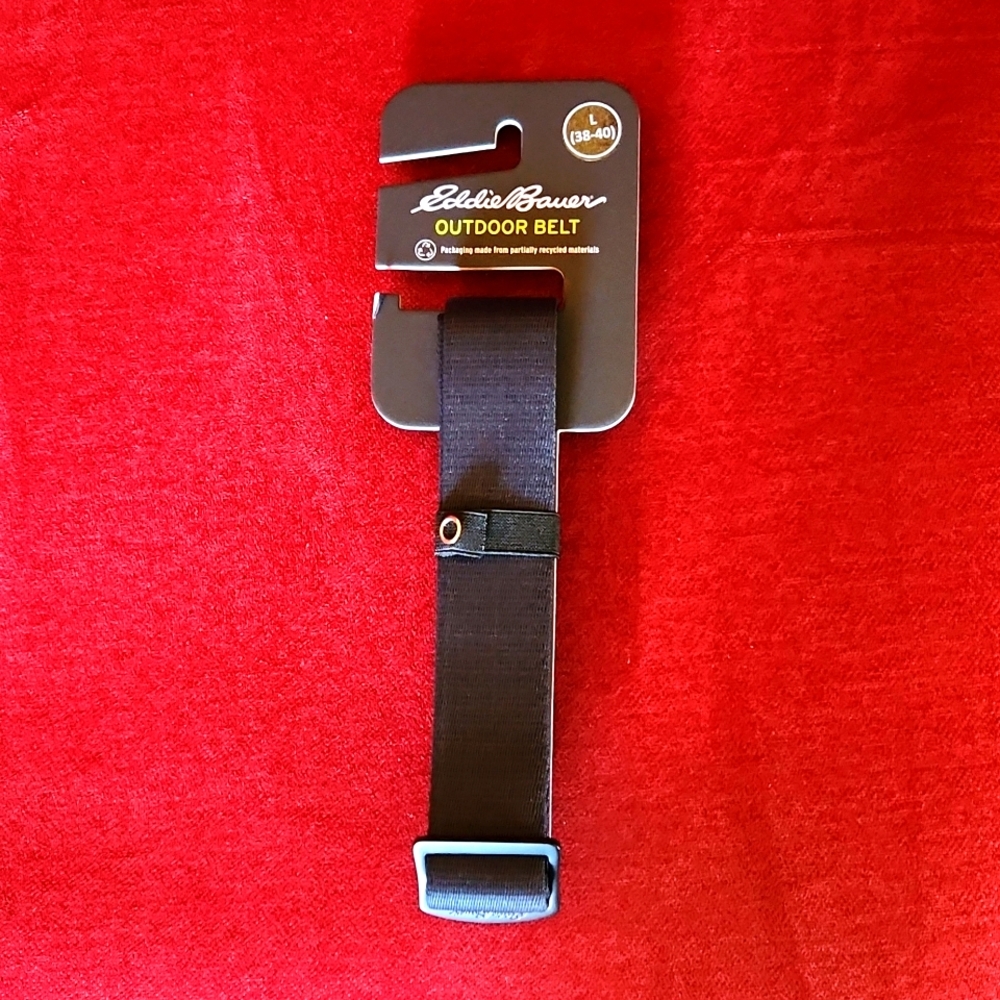 Eddie Bauer Size L Outdoor Belt NWT